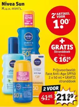 Kruidvat Nivea Sun aanbieding