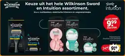 Kruidvat Intuition 2 in 1 Sensitive scheersysteem aanbieding