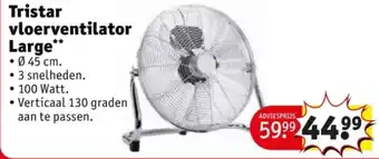 Kruidvat Tristar Vloerventilator Large aanbieding
