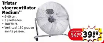 Kruidvat Tristar vloerventilator Medium aanbieding