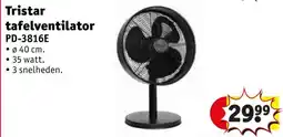 Kruidvat Tristar tafelventilator aanbieding