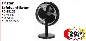 Kruidvat Tristar tafelventilator aanbieding