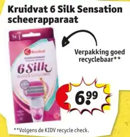 Kruidvat Kruidvat 6 Silk Sensation scheerapparaat aanbieding