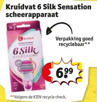 Kruidvat Kruidvat 6 Silk Sensation scheerapparaat aanbieding