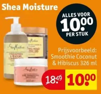 Kruidvat Shea Moisture aanbieding