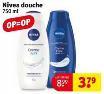 Kruidvat Nivea douche aanbieding