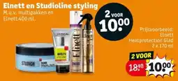 Kruidvat Elnett en Studioline styling aanbieding