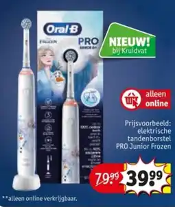 Kruidvat Elektrische tandenborstel Pro Junior Frozen aanbieding