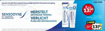 Kruidvat Tandpasta Repair & Protect Cool Mint aanbieding