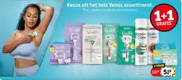 Kruidvat Venus Satin Care scheergel voor de Gevoelige Huid aanbieding