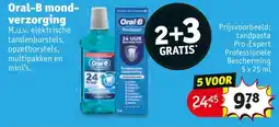 Kruidvat Oral B mondverzorging aanbieding