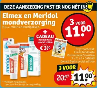 Kruidvat Elmex en Meridol mondverzorging aanbieding