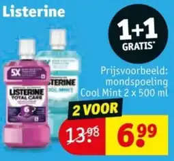 Kruidvat Listerine aanbieding