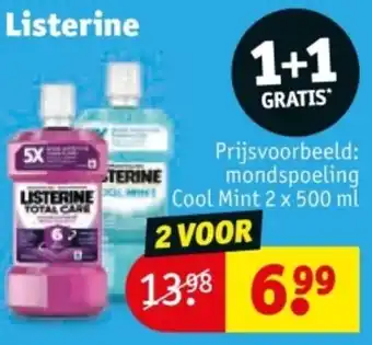 Kruidvat Listerine aanbieding