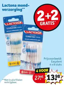 Kruidvat Lactona mondverzorging aanbieding