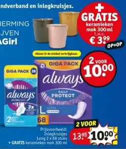 Kruidvat Inlegkruisjes Long aanbieding