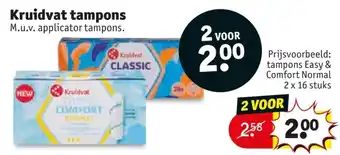 Kruidvat Kruidvat tampons aanbieding
