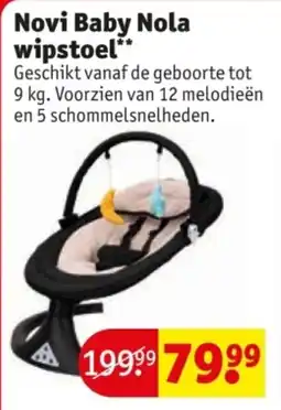 Kruidvat Novi Baby Nola wipstoel aanbieding