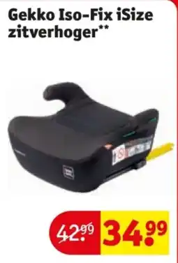 Kruidvat Gekko Iso-Fix iSize zitverhoger aanbieding