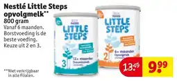 Kruidvat Nestlé Little Steps opvolgmelk aanbieding