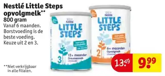 Kruidvat Nestlé Little Steps opvolgmelk aanbieding