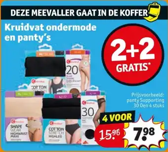Kruidvat Kruidvat ondermode en panty's aanbieding
