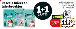 Kruidvat Rascals luiers en luierbroekjes aanbieding