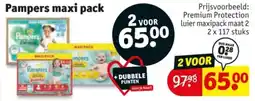 Kruidvat Pampers maxi pack aanbieding