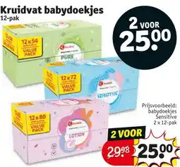 Kruidvat Kruidvat babydoekjes aanbieding