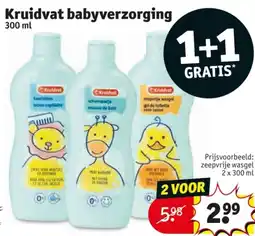 Kruidvat Kruidvat babyverzorging aanbieding