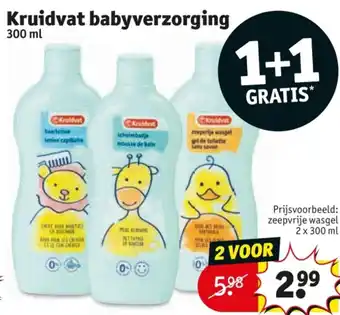 Kruidvat Kruidvat babyverzorging aanbieding