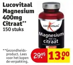 Kruidvat Lucovitaal Magnesium Citraat aanbieding