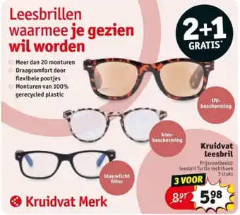 Kruidvat Kruidvat leesbril aanbieding