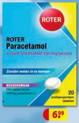 Kruidvat Roter Paracetamol aanbieding