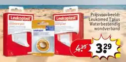 Kruidvat Leukomed T plus Waterbestendig wondverband aanbieding