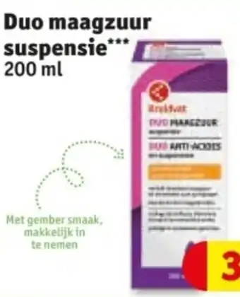 Kruidvat Duo maagzuur suspensie aanbieding