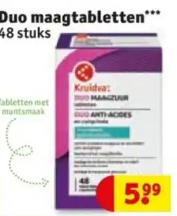 Kruidvat Duo maagtabletten aanbieding