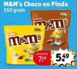 Kruidvat M&M's Choco en Pinda aanbieding