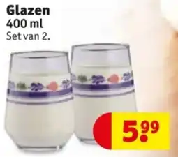 Kruidvat Glazen aanbieding