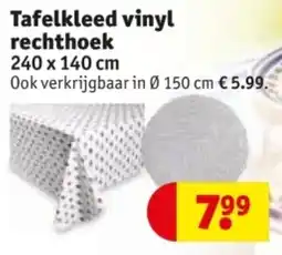 Kruidvat Tafelkleed vinyl rechthoek aanbieding
