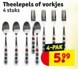 Kruidvat Theelepels of vorkjes aanbieding
