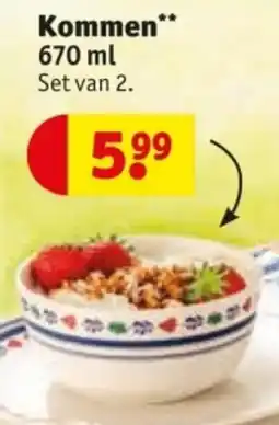 Kruidvat Kommen aanbieding