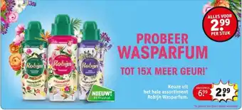 Kruidvat Keuze uit het hele assortiment Robijn Wasparfum. aanbieding