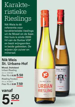 Sligro Nik Weis St. Urbans-Hof aanbieding