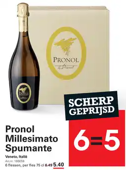 Sligro Pronol Millesimato Spumante aanbieding