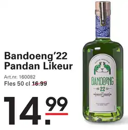Sligro Bandoeng'22 Pandan Likeur aanbieding