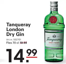 Sligro Tanqueray London Dry Gin aanbieding