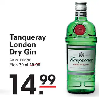 Sligro Tanqueray London Dry Gin aanbieding