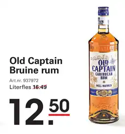 Sligro Old Captain Bruine rum aanbieding