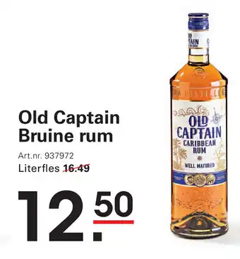 Sligro Old Captain Bruine rum aanbieding